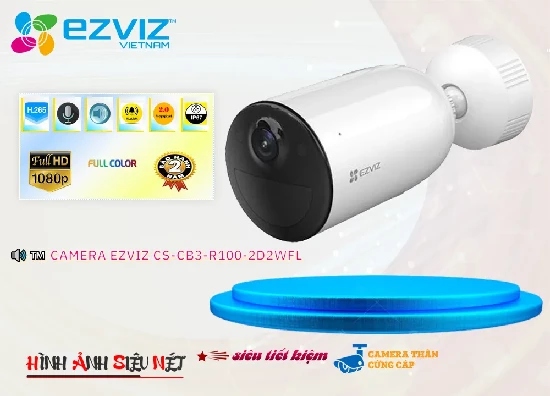Lắp đặt camera ✓ Camera Wifi Ezviz CS-CB3-R100-2D2WFL