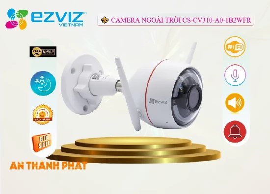 Lắp đặt camera CS-CV310-(A0-1B2WFR)(1080P) Wifi Ezviz
