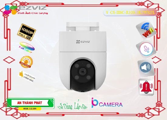 Lắp đặt camera CS-H8c-R100-1K3WKFL Camera Wifi Ezviz ❂ 