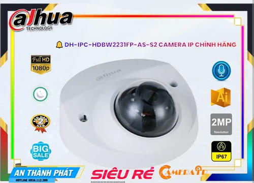 Lắp đặt camera amera Dahua DH-IPC-HDBW2231FP-AS-S2 C