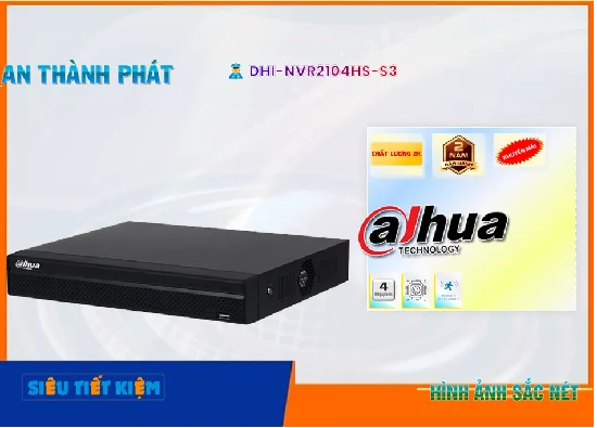 Lắp đặt camera Đầu Ghi Dahua DHI-NVR2104HS-S3 