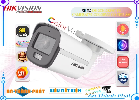 Lắp đặt camera Camera Giá Rẻ Hikvision DS-2CE12KF0T-FS Công Nghệ Mới
