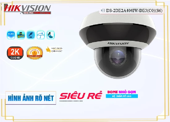 Lắp đặt camera DS-2DE2A404IW-DE3(C0)(S6) Camera Hikvision