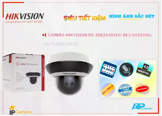 Lắp đặt camera ✅ Camera DS-2DE2A404IW-DE3/W(C0)(S6) Hikvision giá rẻ chất lượng cao