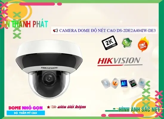 Lắp đặt camera Camera Hikvision DS-2DE2A404IW-DE3-W