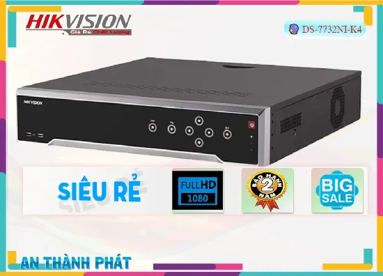 Lắp đặt camera DS-7732NI-K4 Đầu Ghi Hikvision