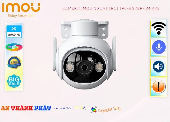 Lắp đặt camera Camera Giá Rẻ Wifi Imou IPC-GS7EP-5M0WE Chức Năng Cao Cấp