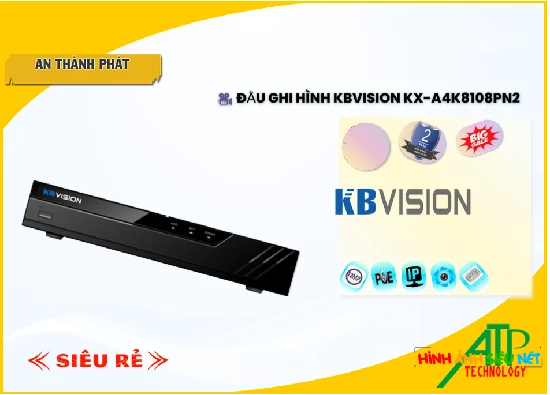 Lắp đặt camera Đầu Ghi Hình KBvision KX-A4K8108PN2 