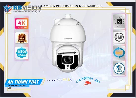 Lắp đặt camera KBvision KX-EAi8409PN2 Sắc Nét