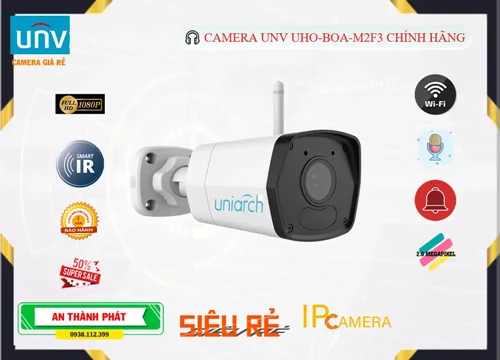 Lắp đặt camera UHO-BOA-M2F3 UNV (Uniview) Thiết kế Đẹp