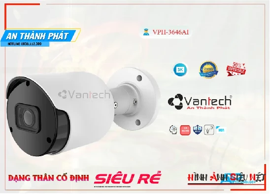 Lắp đặt camera VPH-352IP VanTech giá rẻ chất lượng cao