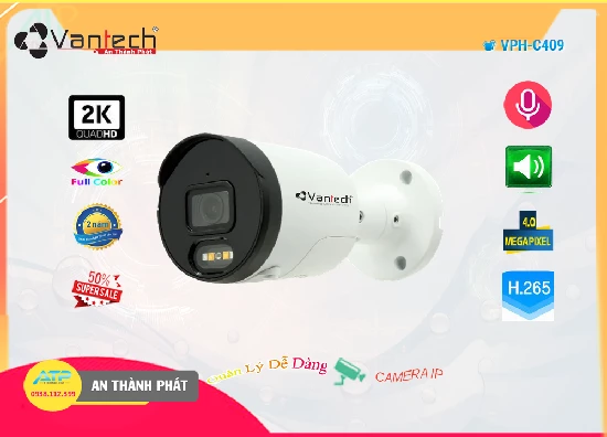 Lắp đặt camera VPH-C409 VanTech Chất Lượng
