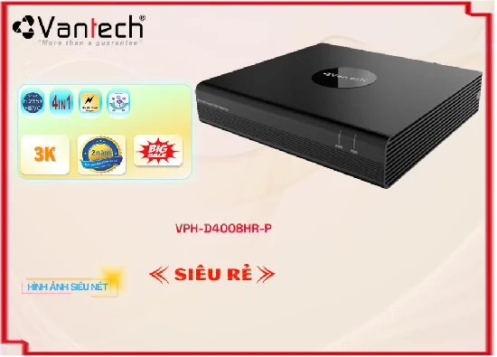 Lắp đặt camera VPH-D4008HR-P Sắc Nét VanTech