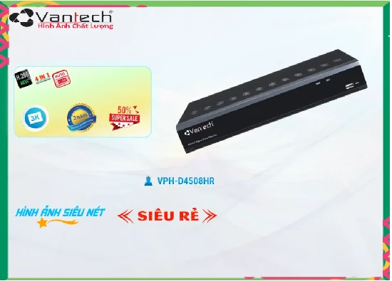 Lắp đặt camera VanTech VPH-D4508HR Hình Ảnh Đẹp