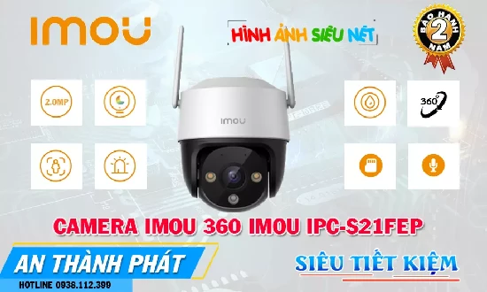 Lắp đặt camera Camera Giá Rẻ Wifi Imou IPC-S21FEP Đang giảm giá