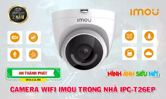 Lắp đặt camera IPC-T26EP Camera Wifi Imou