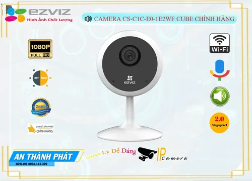Lắp đặt camera CS-C1C-E0-1E2WF Camera Wifi Ezviz ✪ 