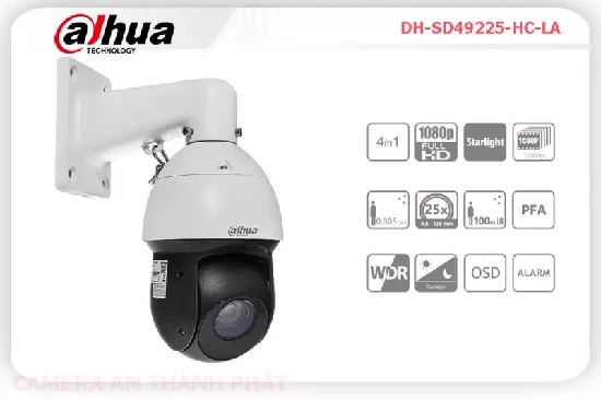 Lắp đặt camera DH-SD49225-HC-LA Camera Dahua
