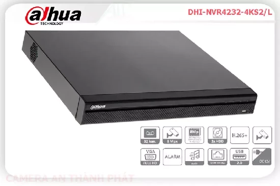Lắp đặt camera Đầu Thu DHI-NVR4232-4KS2/L Dahua