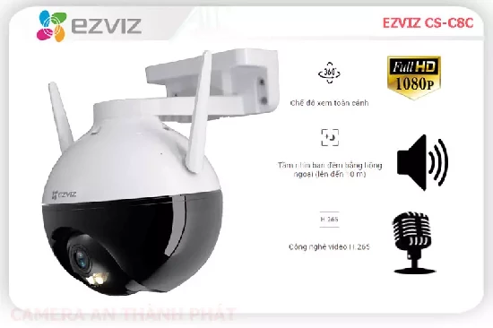 Lắp đặt camera EZVIZC8C Sắc Nét Wifi Ezviz