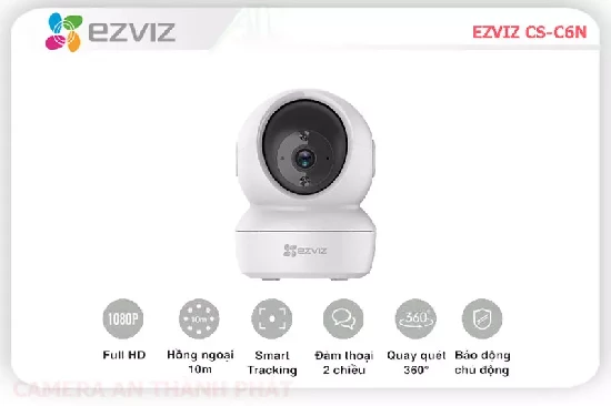 Lắp đặt camera EZVIZCS-C6N Camera Wifi Ezviz