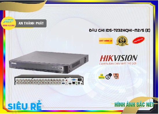 Lắp đặt camera Đầu Thu KTS Hikvision iDS-7232HQHI-M2/S(E) ❇ 
