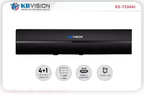 Lắp đặt camera KX-7104Ai Sắc Nét KBvision