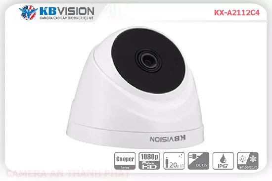 Lắp đặt camera Camera KX-A2112C4 KBvision ❂ 