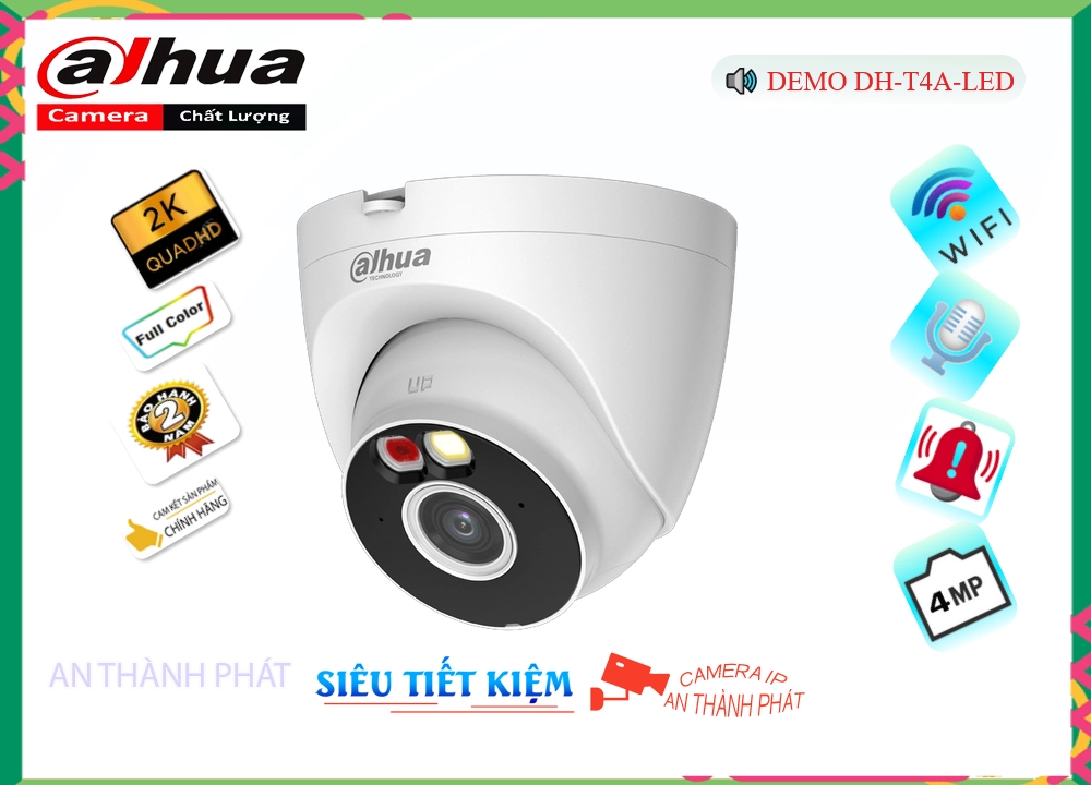 DH-T4A-LED Camera Dahua Sắc Nét,DH-T4A-LED Giá Khuyến Mãi, IP Không Dây DH-T4A-LED Giá rẻ,DH-T4A-LED Công Nghệ Mới,Địa