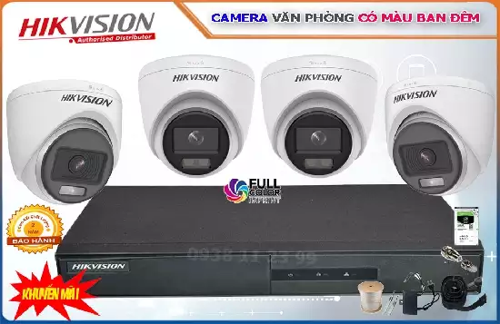 lắp camera văn phòng công sở trọn bộ có màu ban đêm thương hiệu hikvision có thu âm thanh hình ảnh FULL HD 1080p khuyến mại tại An Thành Phát, bộ camera văn phòng hình ảnh sắt nét chất lượng HD giá rẻ 