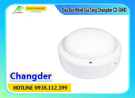 Lắp đặt camera Đầu Báo Nhiệt Gia Tăng Changder CD-58HD
