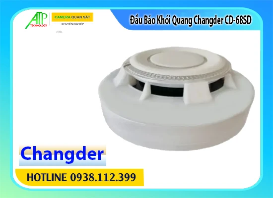 Lắp đặt camera Đầu Báo Khói Quang Changder CD-68SD