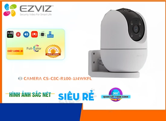Lắp đặt camera Camera CS-C8c-R100-1J4WKFL Wifi Ezviz