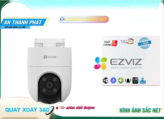 Lắp đặt camera Camera CS-H8C 2K+ 4MP Wifi Ezviz