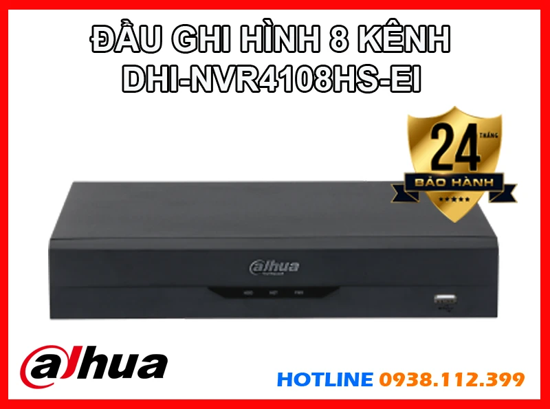 Đầu Ghi Hình 8 Kênh IP Dahua DHI-NVR4108HS-EI, đầu ghi dahua DHI-NVR4108HS-EI, đầu ghi 1 ổ cứng DHI-NVR4108HS-EI, lắp đặt đầu ghi hình DHI-NVR4108HS-EI, đầu ghi hình DHI-NVR4108HS-EI giá rẻ, DHI-NVR4108HS-EI, dahua DHI-NVR4108HS-EI, đầu ghi hình IP DHI-NVR4108HS-EI,
