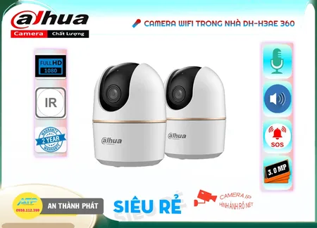 Lắp đặt camera tân phú DH-H3AE Camera Wifi Giá Rẻ Xoay 360 3MP