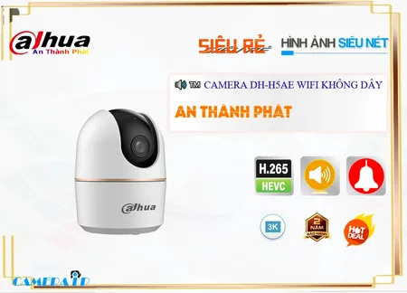 Lắp đặt camera tân phú DH-H5AE Camera Wifi Xoay 360 Trong Nhà