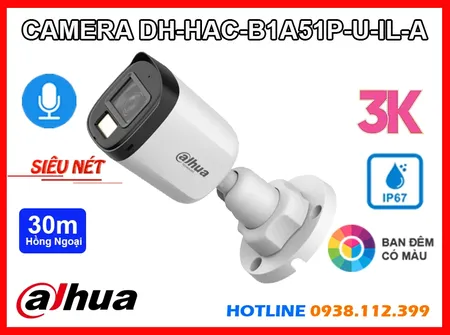 Lắp đặt camera Camera DH-HAC-B1A51P-U-IL-A Dahua