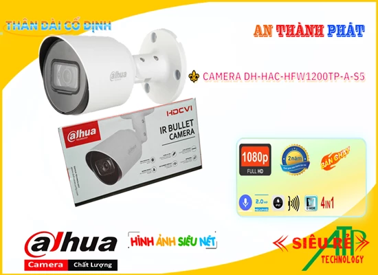 Lắp đặt camera Camera Dahua DH-HAC-HFW1200TP-A-S5