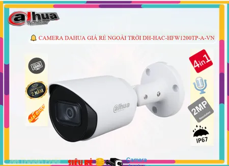 Lắp đặt camera tân phú Camera HD thông số có cảm biến hình ảnh kích thước 1/2.7 Dahua DH-HAC-HFW1200TP-A-VN Tiết Kiệm