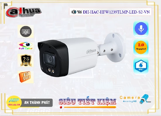 Lắp đặt camera tân phú Camera Dahua DH-HAC-HFW1239TLMP-LED-S2-VN