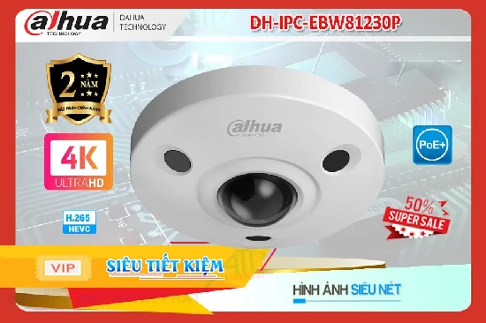 Lắp camera wifi giá rẻ DH-IPC-EBW81230P,DH PC EBW81230P, bán camera DH-IPC-EBW81230P, giá camera DH-IPC-EBW81230P, phân phối camera DH-IPC-EBW81230P Camera DH-IPC-EBW81230P Fisheye
