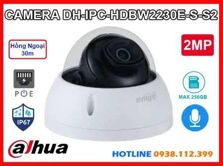 Lắp đặt camera Camera Dahua DH-IPC-HDBW2230E-S-S2