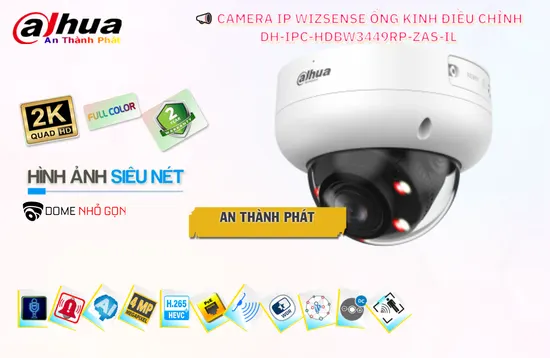 Lắp đặt camera ☑ DH-IPC-HDBW3449RP-ZAS-IL Camera Chính Hãng Dahua