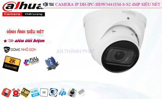 Lắp đặt camera DH-IPC-HDW3441EM-S-S2 IP POE Giá Rẻ