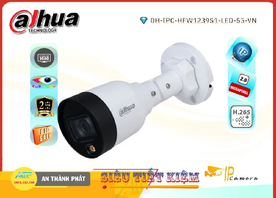 Lắp đặt camera tân phú Camera Dahua DH-IPC-HFW1239S1-LED-S5-VN