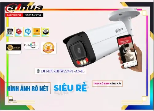 Lắp đặt camera Camera DH-IPC-HFW2249T-AS-IL Dahua