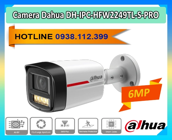camera ngoài trời DH-IPC-HFW2249TL-S-PRO, camera thân dahua DH-IPC-HFW2249TL-S-PRO, camera 2MP có màu ban đêm DH-IPC-HFW2249TL-S-PRO, camera starlight DH-IPC-HFW2249TL-S-PRO, camera có mic DH-IPC-HFW2249TL-S-PRO, camera phát hiện người xe DH-IPC-HFW2249TL-S-PRO, camera thân cố định DH-IPC-HFW2249TL-S-PRO