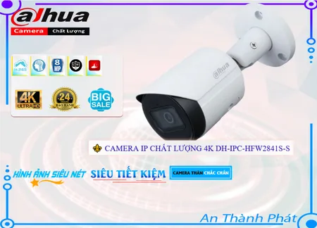 Lắp đặt camera Camera An Ninh Dahua DH-IPC-HFW2841S-S Chức Năng Cao Cấp