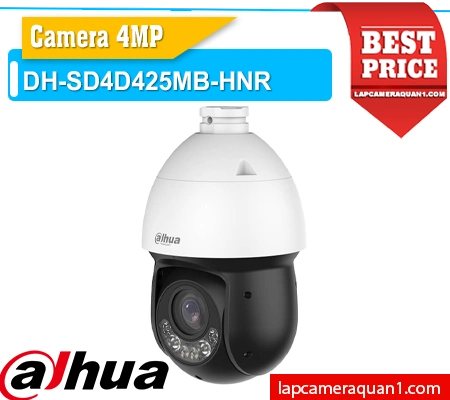 Camera Dahua DH-SD4D425MB-HNR, Camera PTZ 4MP Dahua DH-SD4D425MB-HNR, Camera Speed Dome Dahua DH-SD4D425MB-HNR, Camera zoom 25x Dahua DH-SD4D425MB-HNR, Camera WizSense Dahua DH-SD4D425MB-HNR, Camera Smart Dual Light Dahua DH-SD4D425MB-HNR, Camera IP67 Dahua DH-SD4D425MB-HNR